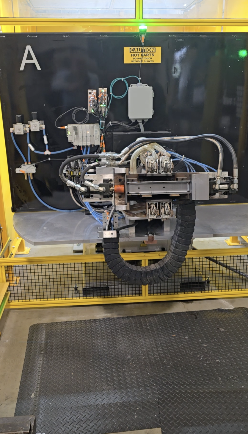 Robotic welding system for complex manufacturing.