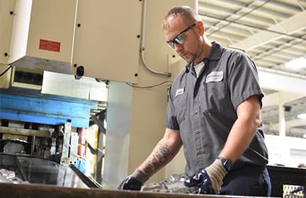 ATD worker ensuring quality